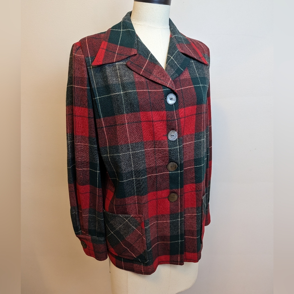 1950s vintage Pendleton 49er plaid jacket